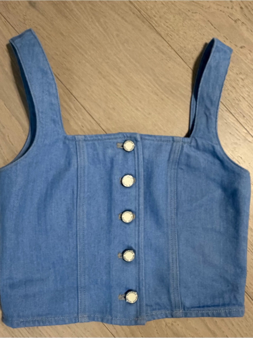 Veronica Beard Spensley Denim Vest Top